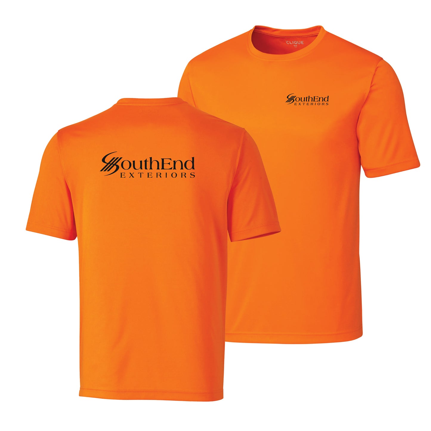 SouthEnd Exteriors - Clique Spin Eco Performance Jersey Short Sleeve Men's Safety Tee