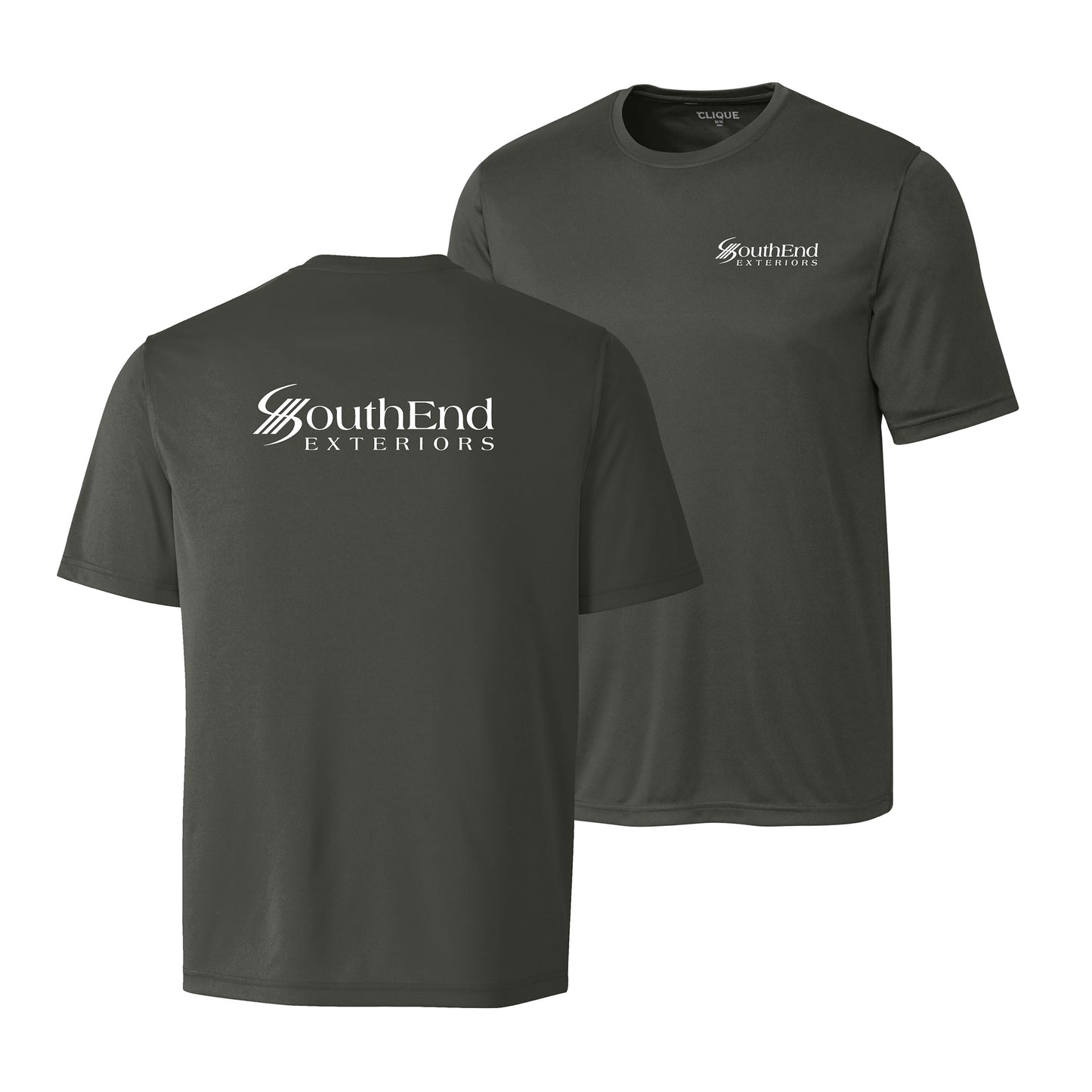 SouthEnd Exteriors - Clique Spin Eco Performance Jersey Short Sleeve Men's Tee