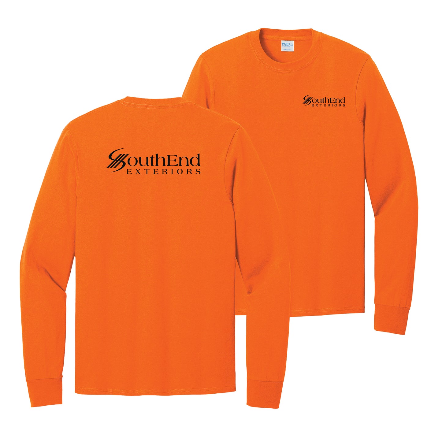 SouthEnd Exteriors - Long Sleeve Core Cotton Safety Tee