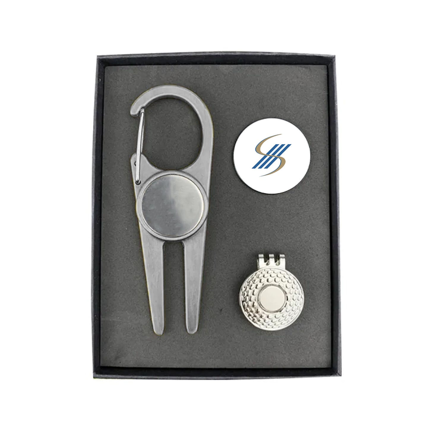 SouthEnd Exteriors - Golf Divot Tool Gift Set w/ Magnetic Ball Markers & Hat Clip
