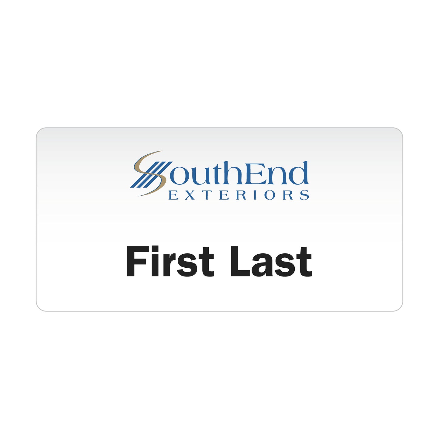 SouthEnd Exteriors - 3" x 1.5" Sublimatable Name Badge