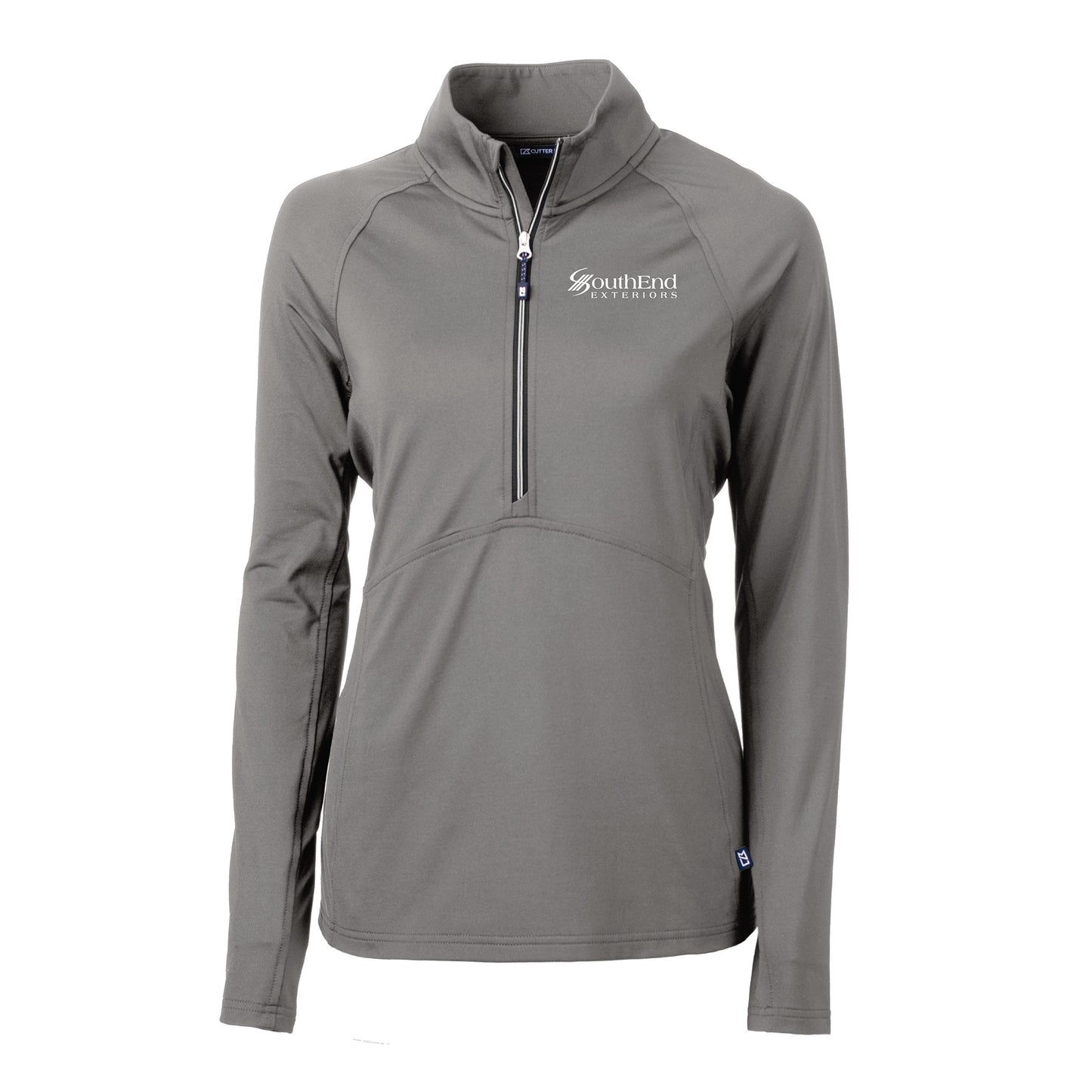 SouthEnd Exteriors - Cutter & Buck Adapt Eco Knit Stretch Recycled Ladies' Quarter Zip Pullover