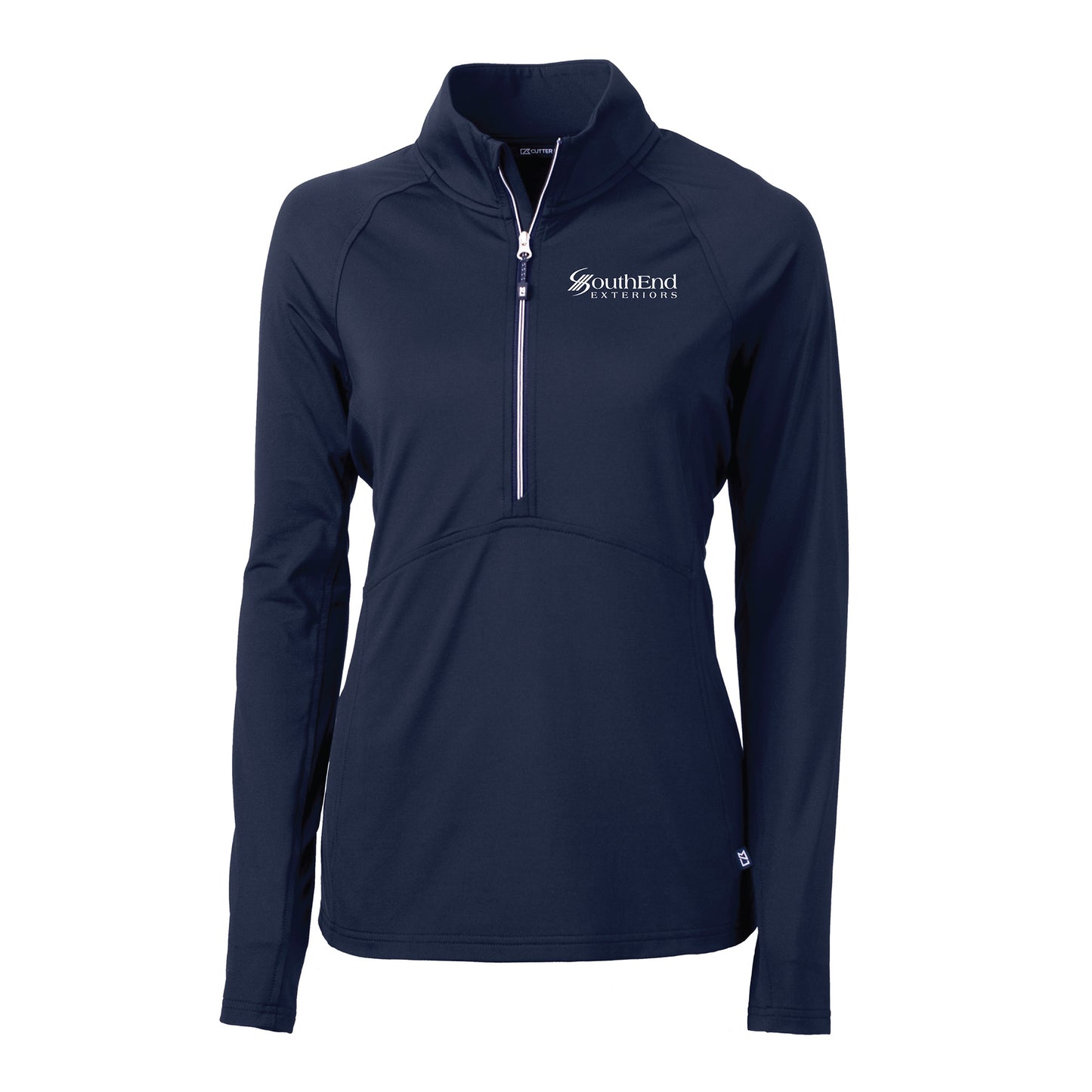 SouthEnd Exteriors - Cutter & Buck Adapt Eco Knit Stretch Recycled Ladies' Quarter Zip Pullover