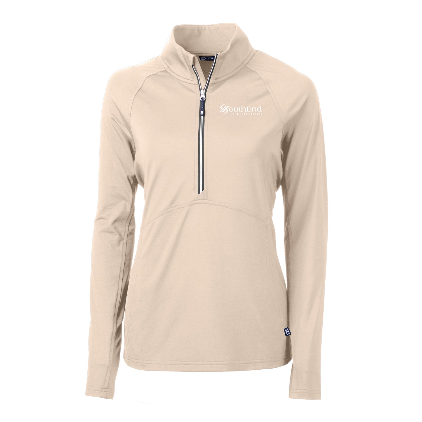 SouthEnd Exteriors - Cutter & Buck Adapt Eco Knit Stretch Recycled Ladies' Quarter Zip Pullover