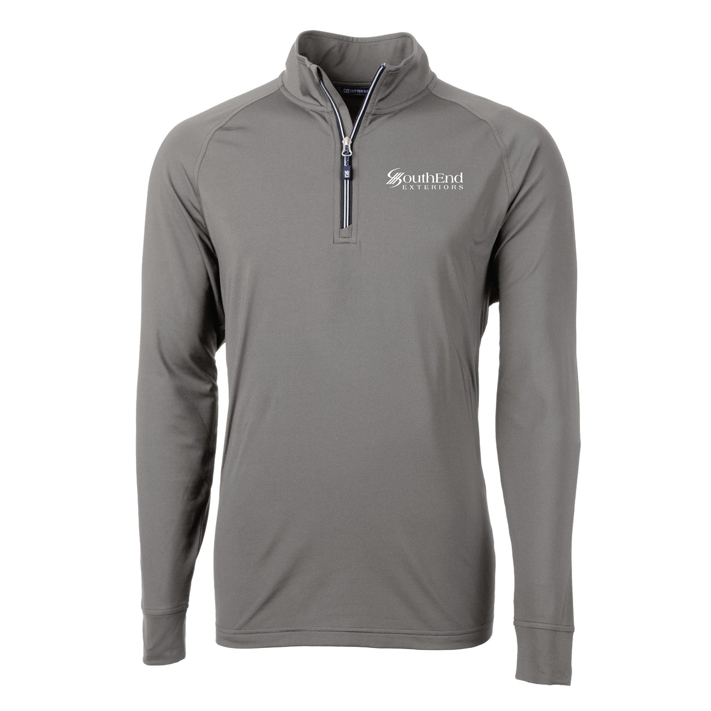 SouthEnd Exteriors - Cutter & Buck Adapt Eco Knit Stretch Recycled Mens Quarter Zip Pullover