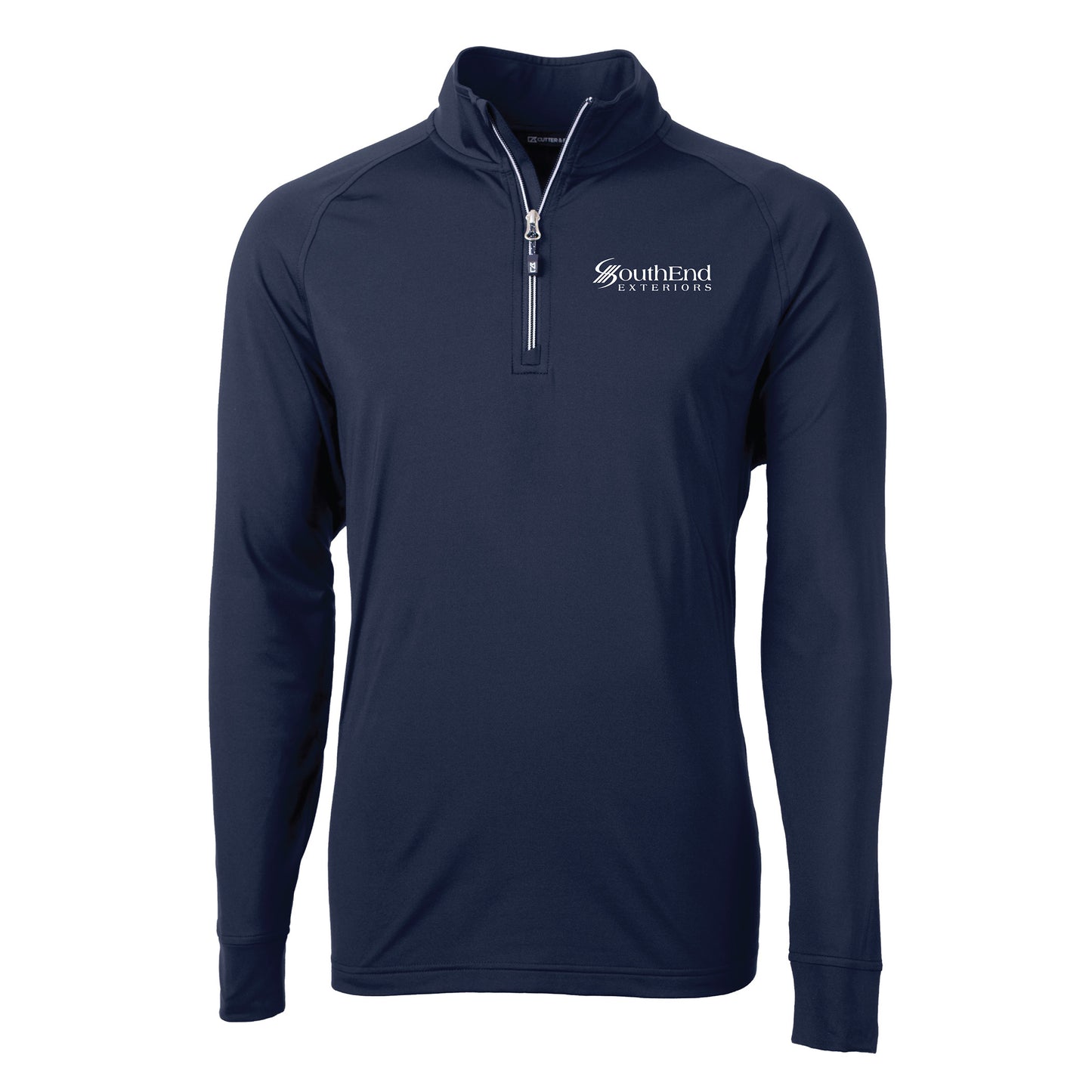 SouthEnd Exteriors - Cutter & Buck Adapt Eco Knit Stretch Recycled Mens Quarter Zip Pullover