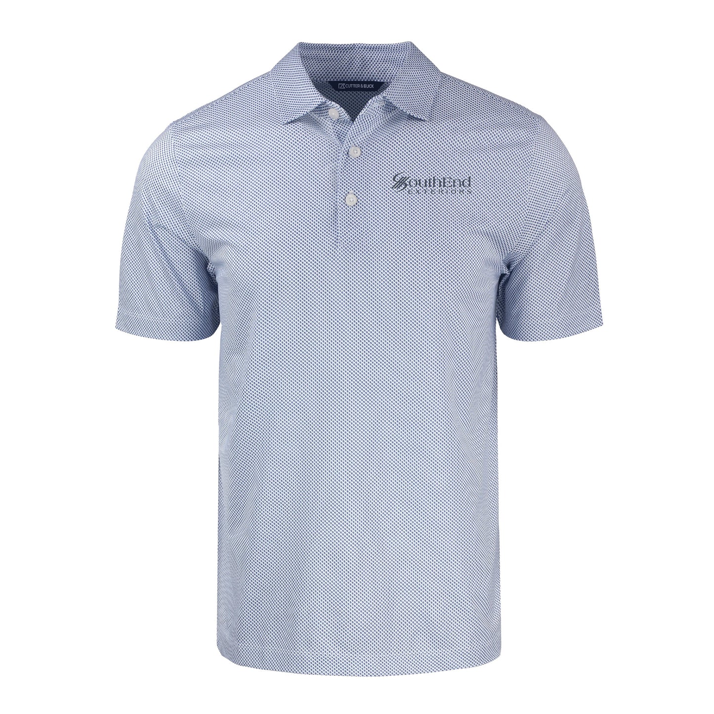 SouthEnd Exteriors - Cutter & Buck Pike Eco Symmetry Print Stretch Recycled Men's Polo