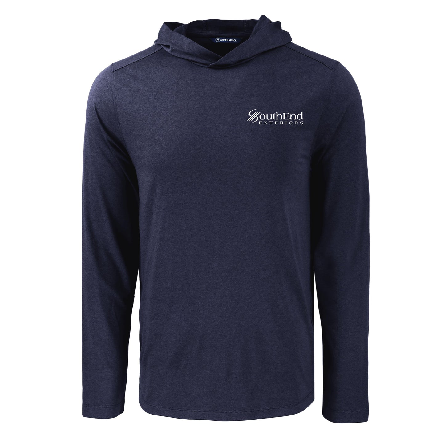SouthEnd Exteriors - Cutter & Buck Coastline Recycled Double Peached Mens Hooded Pullover