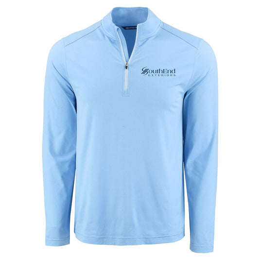 SouthEnd Exteriors - Cutter & Buck Coastline Recycled Double Peached Mens Quarter Zip Pullover