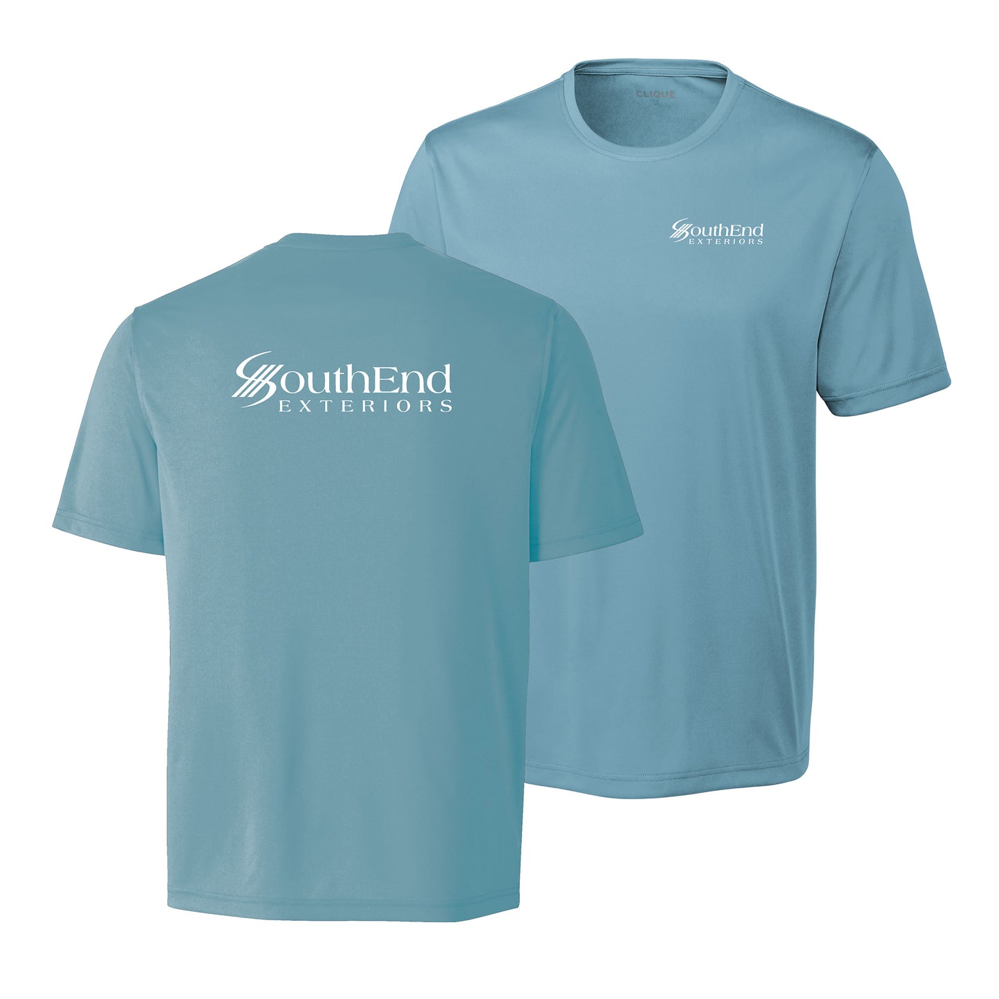 SouthEnd Exteriors - Clique Spin Eco Performance Jersey Short Sleeve Men's Tee