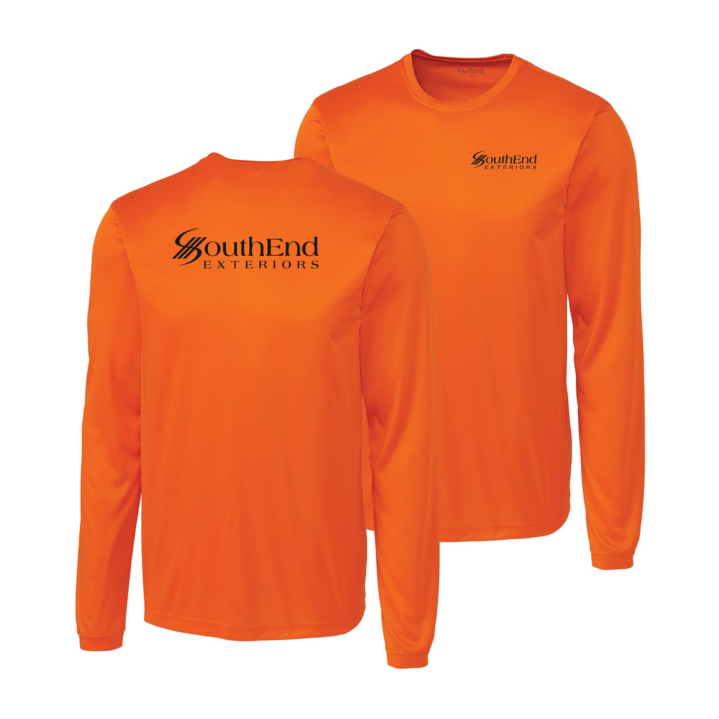 SouthEnd Exteriors - Clique Spin Eco Performance Jersey Long Sleeve Men's Safety Tee