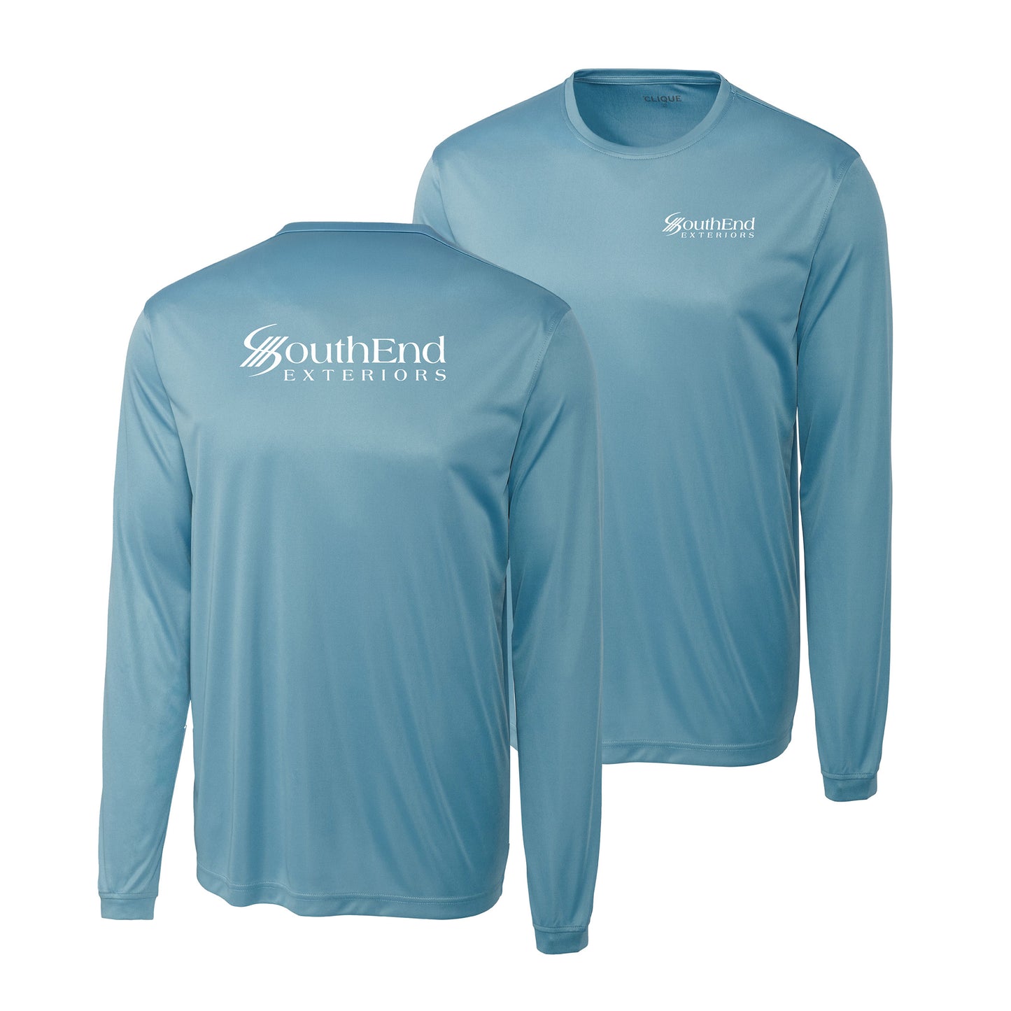SouthEnd Exteriors - Clique Spin Eco Performance Jersey Long Sleeve Men's Tee