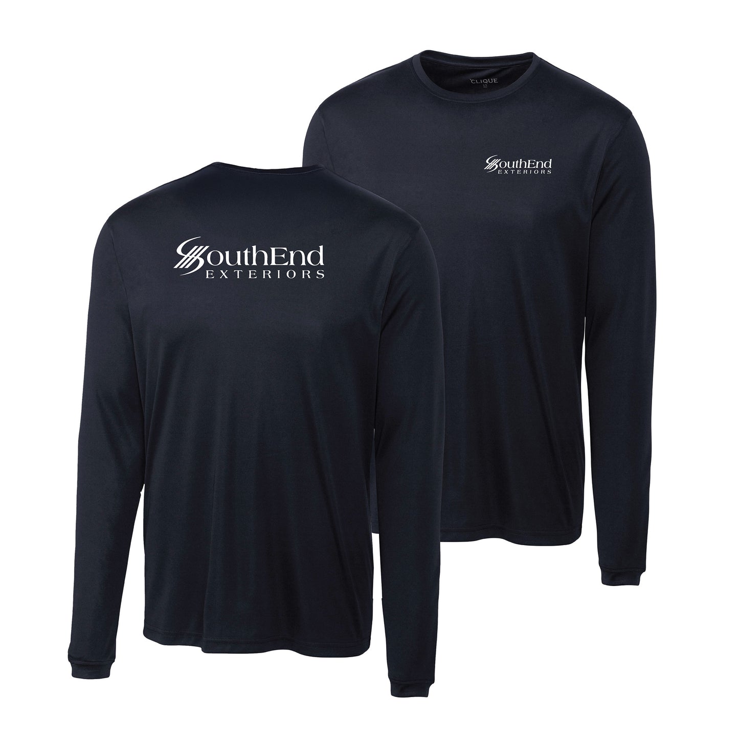 SouthEnd Exteriors - Clique Spin Eco Performance Jersey Long Sleeve Men's Tee