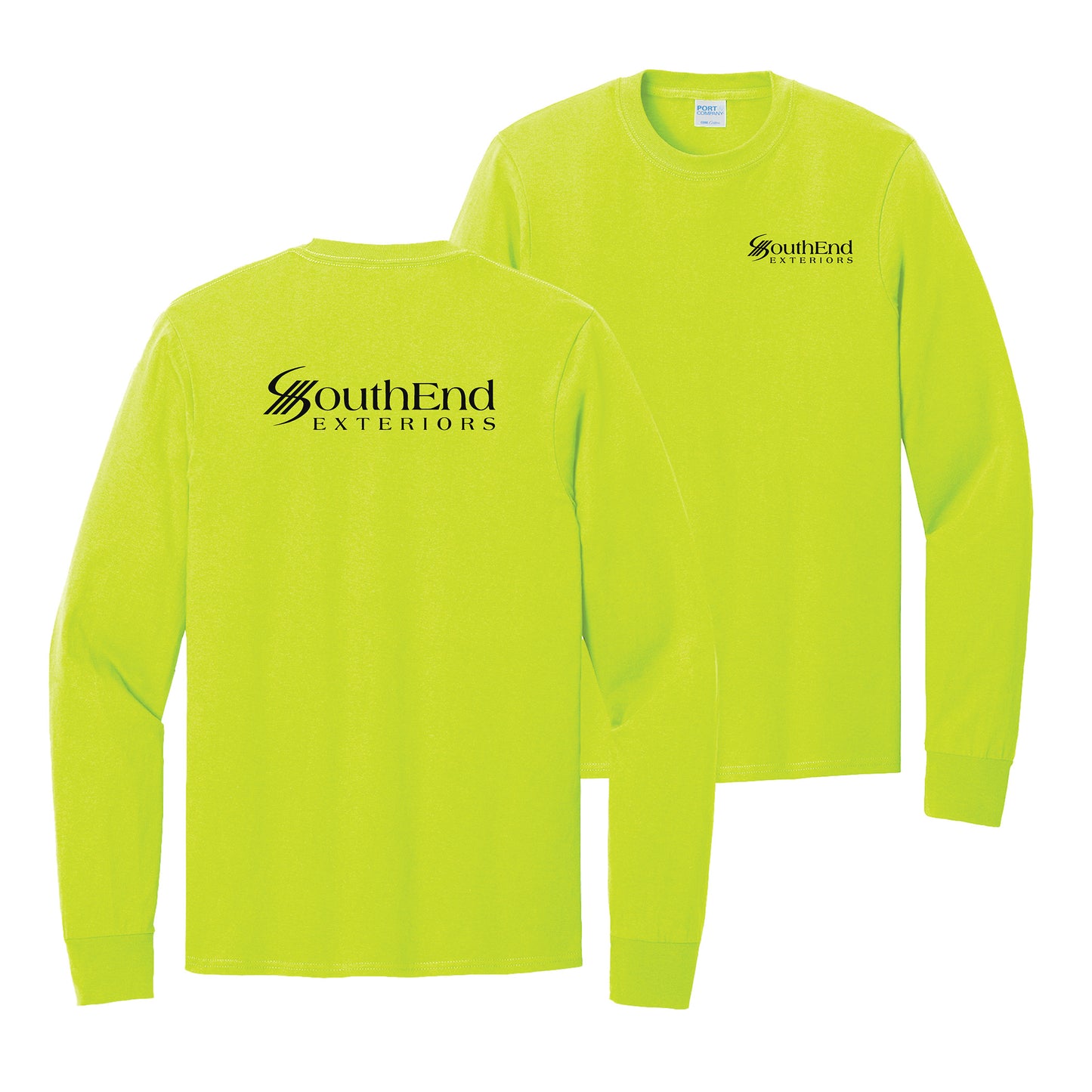 SouthEnd Exteriors - Long Sleeve Core Cotton Safety Tee